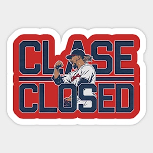 Emmanuel Clase Closed Sticker